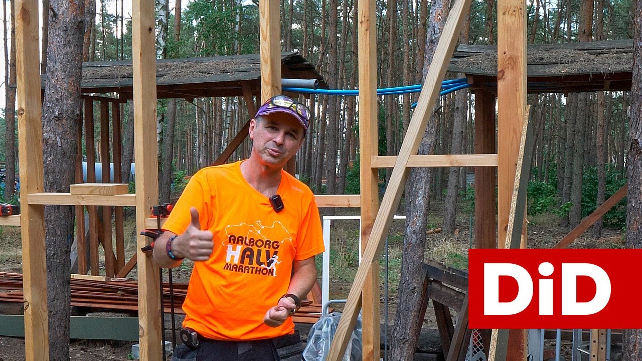 1225. Wstawienie zastrzału w konstrukcji ściany szkieletowej