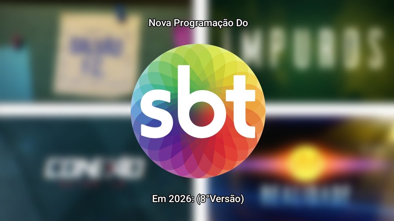 Nova Programação Do SBT Em 2026 (SIMULAÇÃO) (8°Versão)