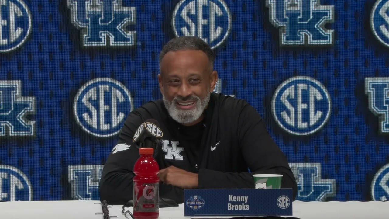 Kenny Brooks press conference: Kentucky 94, Arkansas 64 (SEC Tournament)