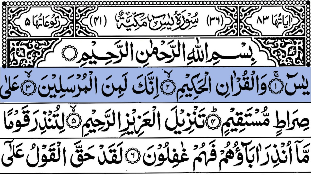 Surah Yasin Full | Complete Surah Yaseen Recitation | سورۃ یس | Heart Touching Tilawat | Epi 005