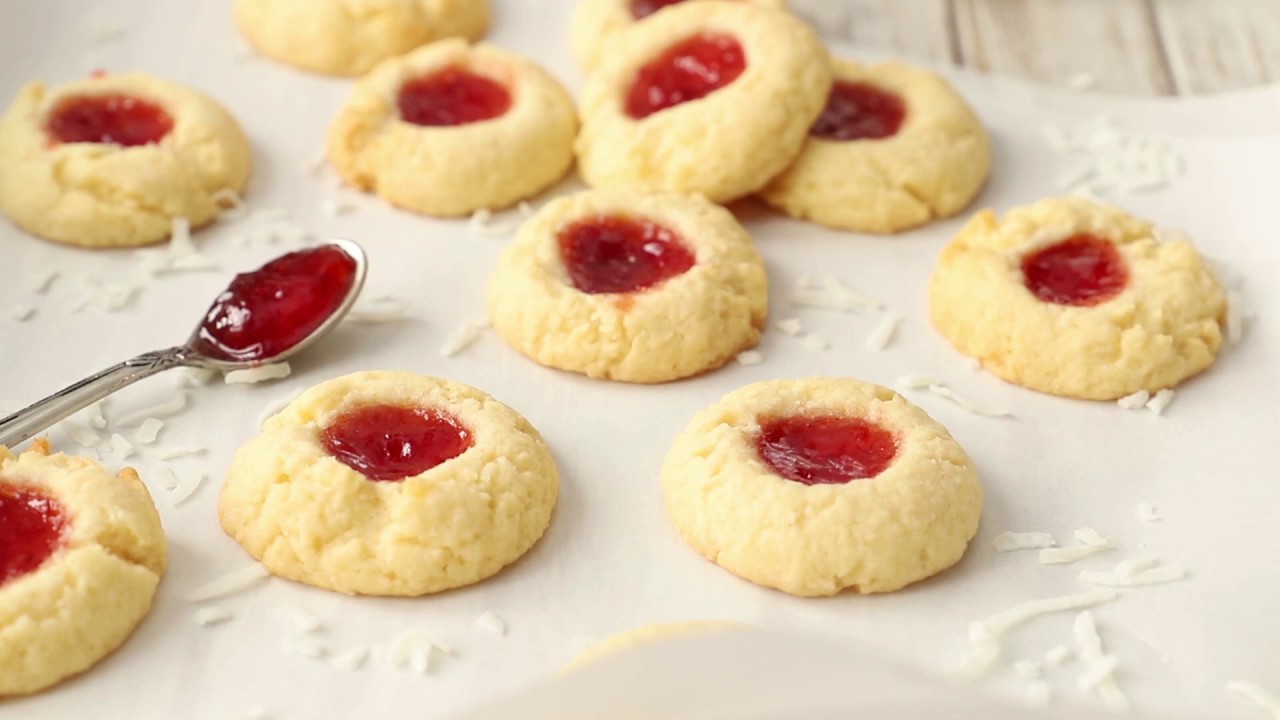 Coconut Jam Drops