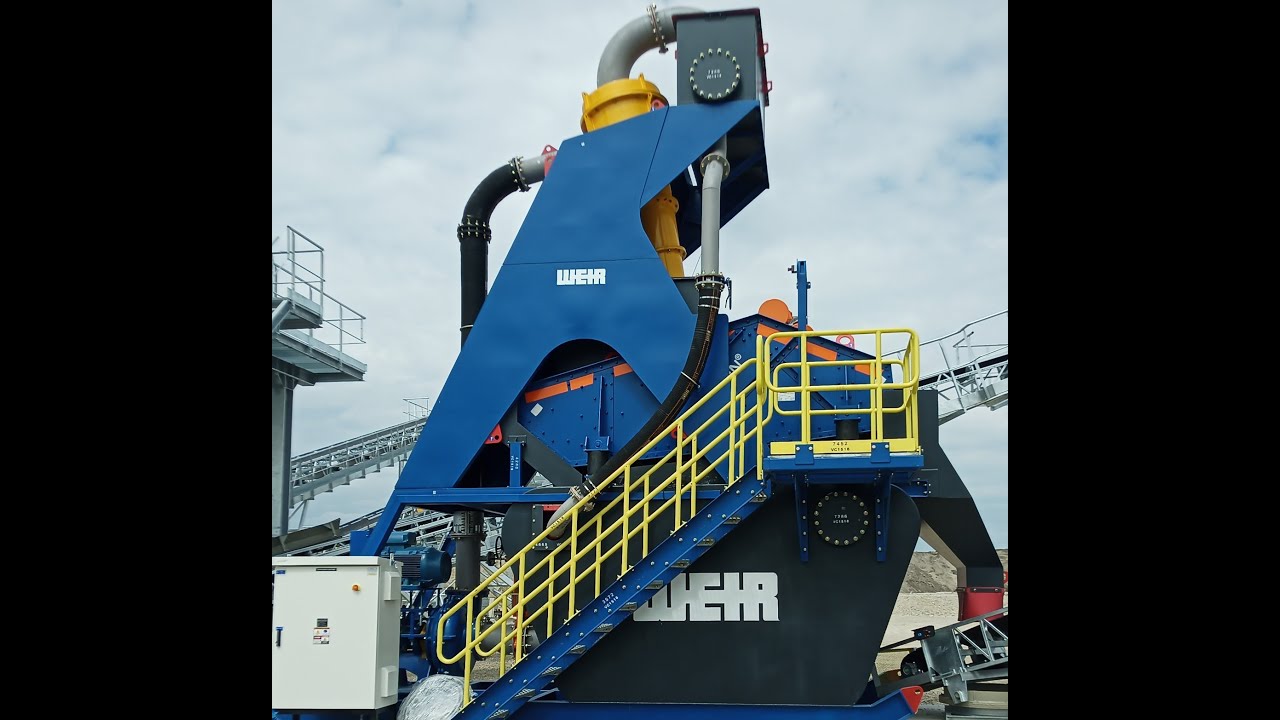 Weir Minerals SP150 sand plant - modular TRIO Weir Minerals hydrocyclone for sand washing