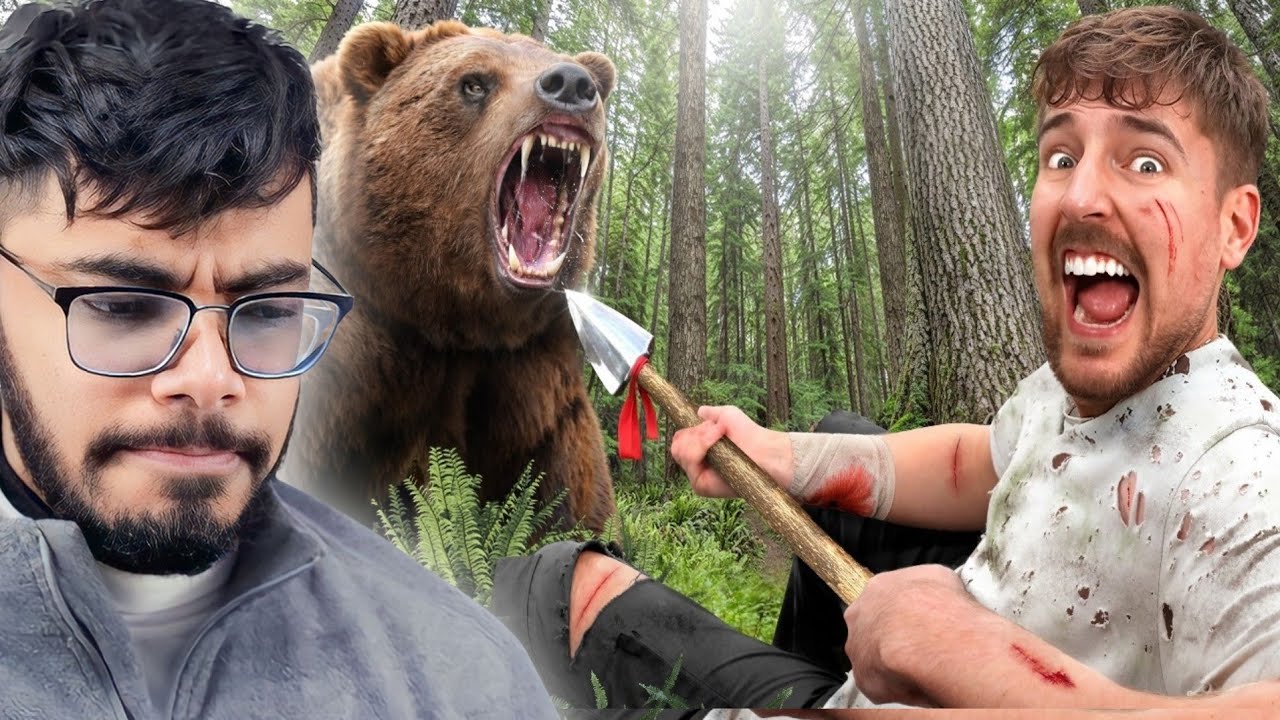 Stay 1 Year in The Jungle To Win 100,000,00$ - Mr Beast