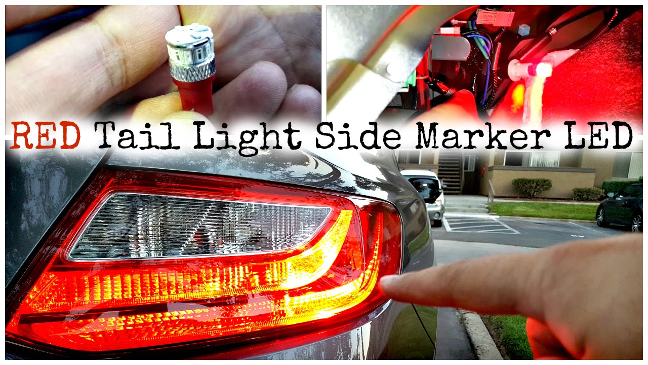 JDM ASTAR Extremely Bright rear side marker RED led