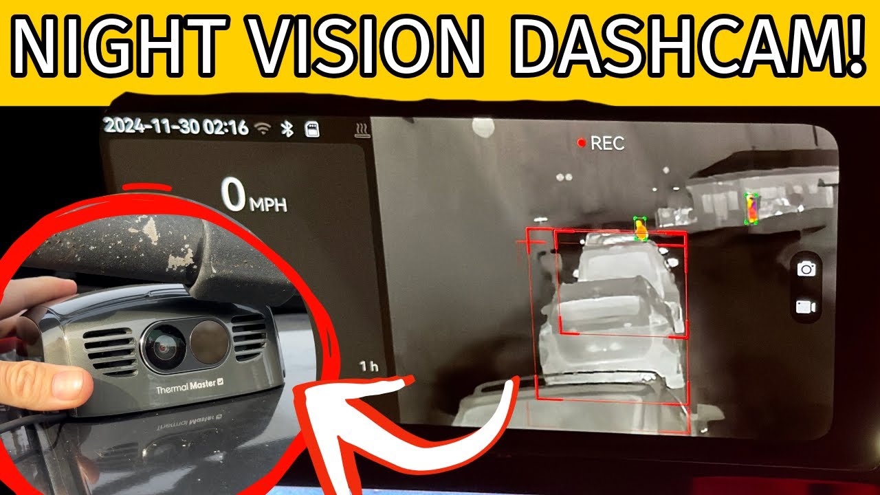 NIGHT VISION FOR ANY CAR! Thermal Master Dashcam