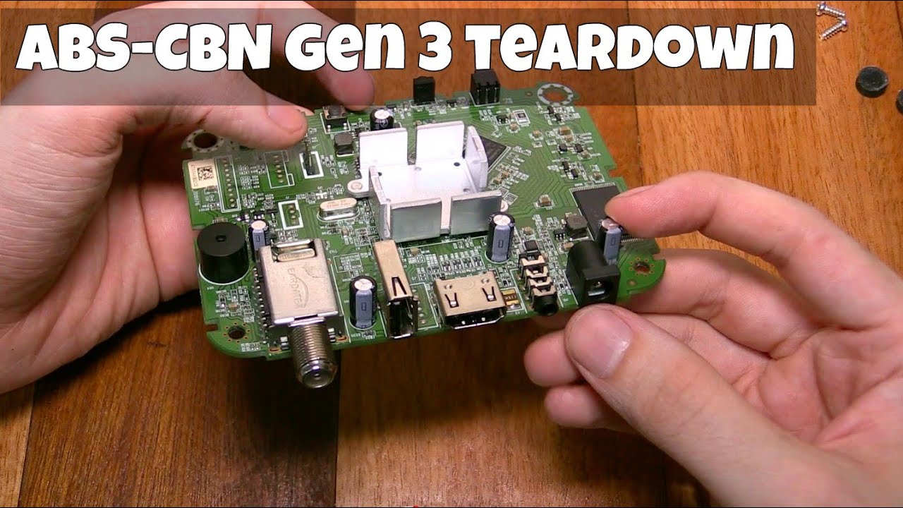 Разборка Gen3 Tv Plus от ABS-CBN