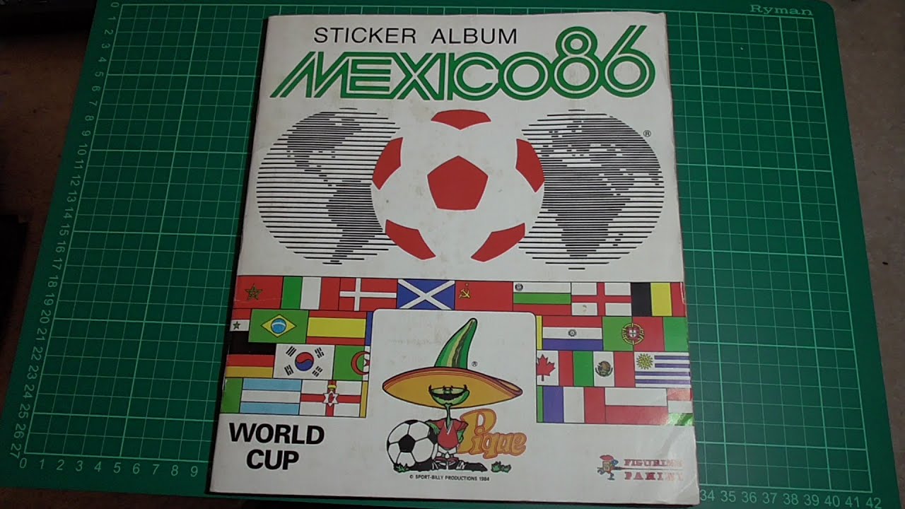 1986 Mexico World Cup Panini Sticker Album - #worldcup #paninistickers #panini #football