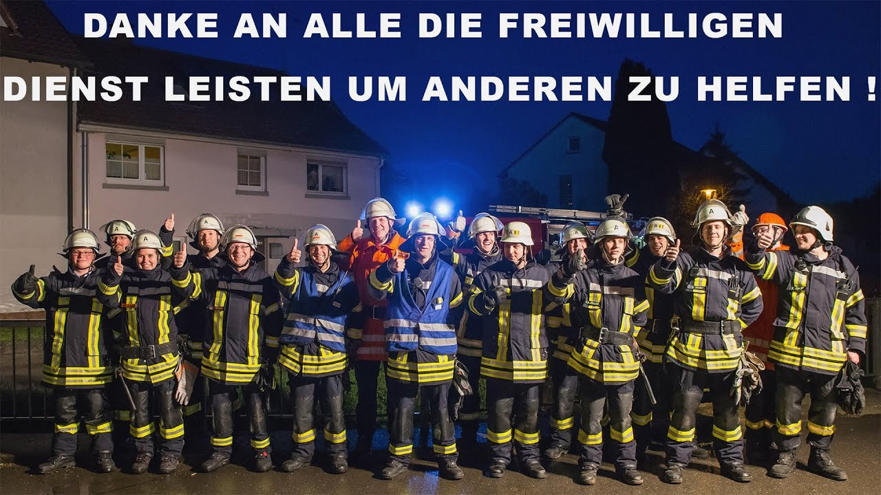DIE FEUERWEHR · RETTEN · LÖSCHEN · BERGEN · SCHÜTZEN