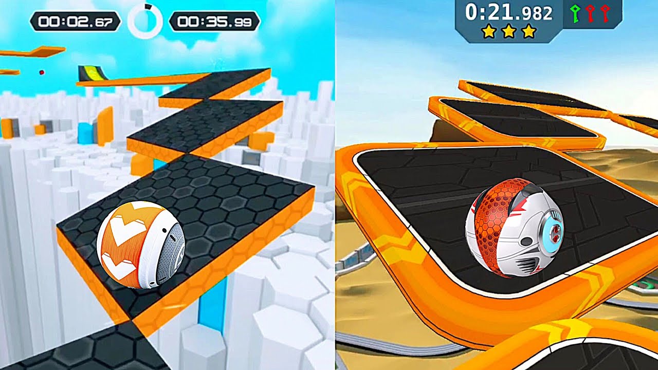 GYRO BALLS vs GYRO BALLS Evolution 🌈 Gyrosphere Trials 💥 Nafxitrix Gaming #48