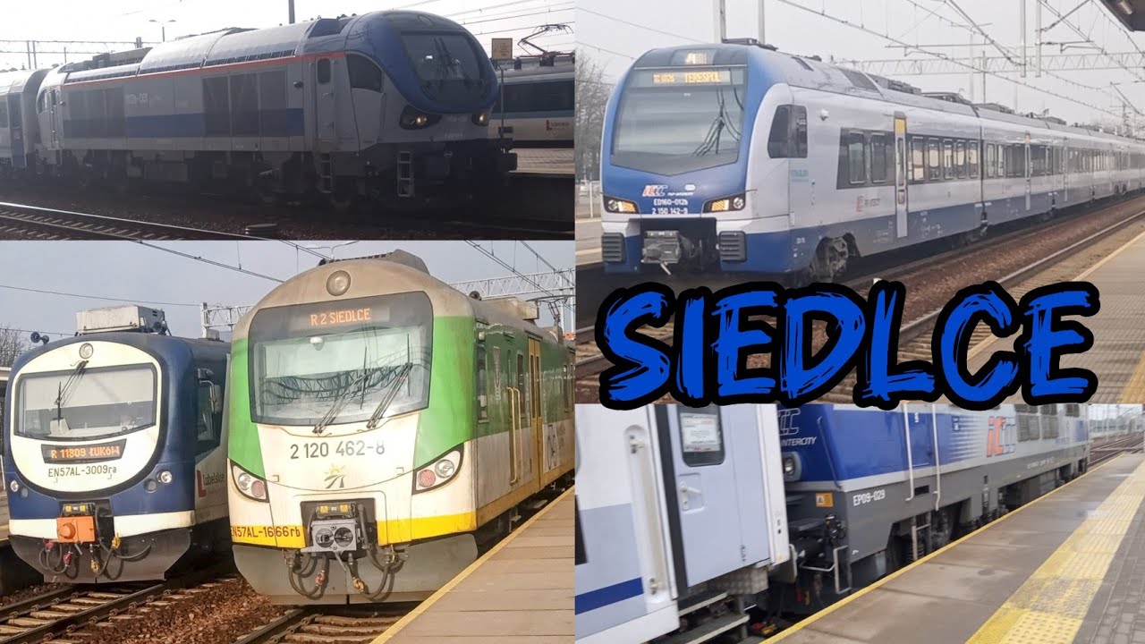Pociągi na stacji Siedlce.
