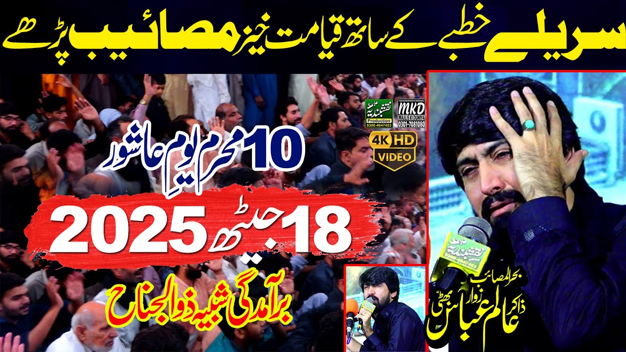 18 Jaith 2025 Beramdagi Shabeeh E Zuljinah | Zakir Alam Abbas Bhatti | Naqshbandiya Sound Narang MKD