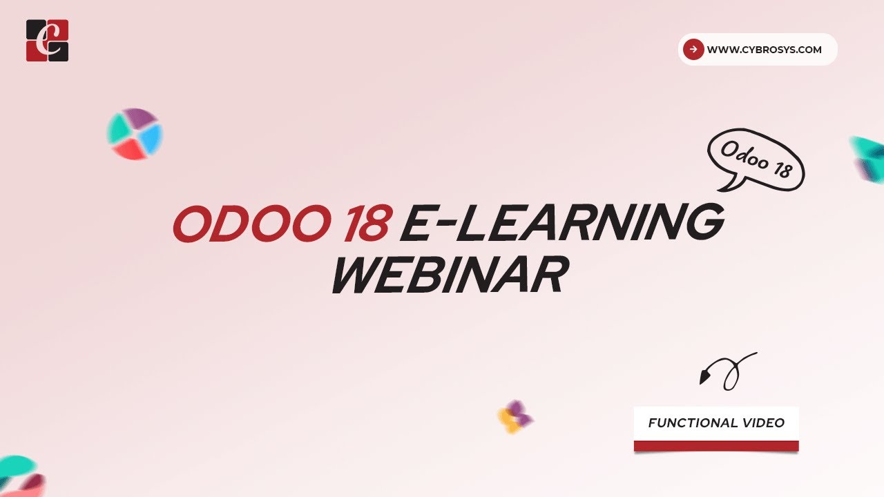 Odoo 18 eLearning Webinar 2025 | Odoo 18 Functional Webinar | Odoo 18 eLearning Tutorials | Odoo 18