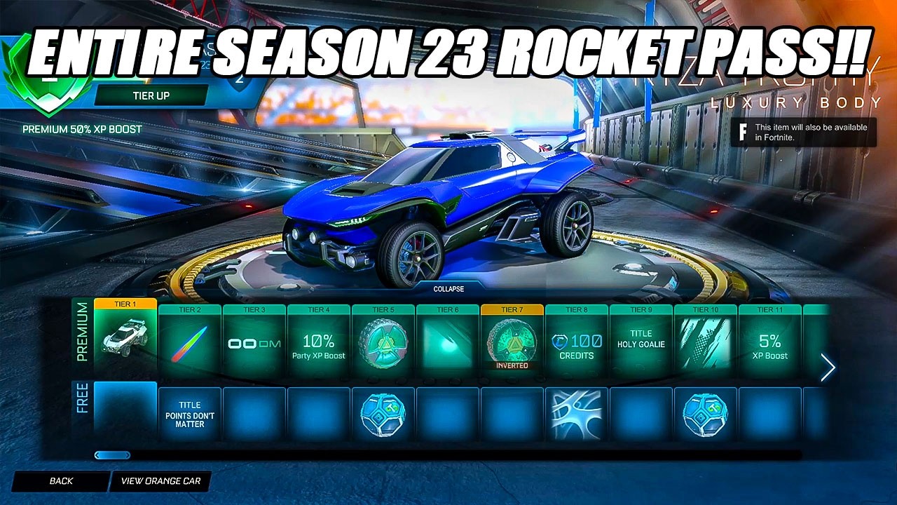 Обзор всего контента в *НОВОМ* Rocket Pass 23 сезона!! &mdash; Rocket League Showcase