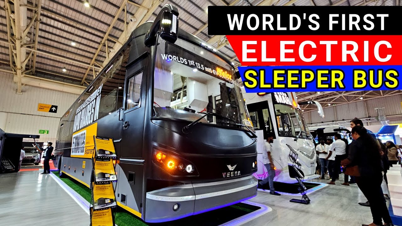 WORLD'S FIRST ELECTRIC SLEEPER BUS | REVIEW