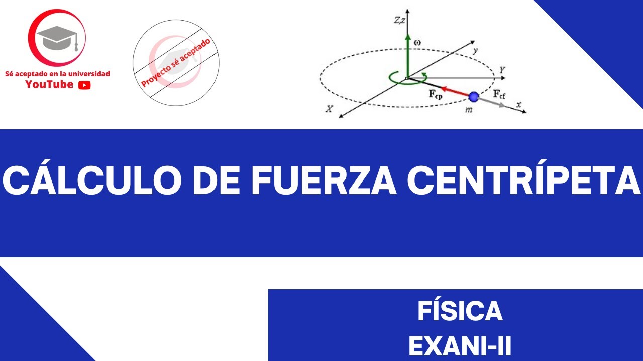 CÁLCULO DE FUERZA CENTRÍPETA | FÍSICA | EXANI-II 2024