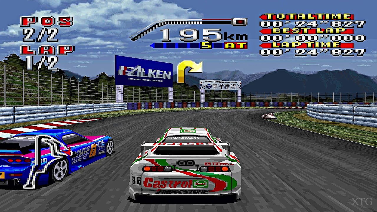 Zen Nihon GT Senshuken Max Rev. PS1 Gameplay HD (Beetle PSX HW)