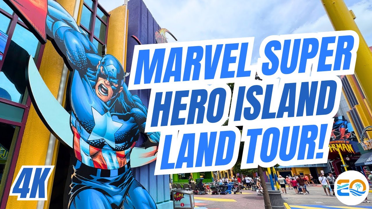 [4K] Marvel Super Hero Island Tour | Full Walkthrough at Universal’s Islands of Adventure (2025)