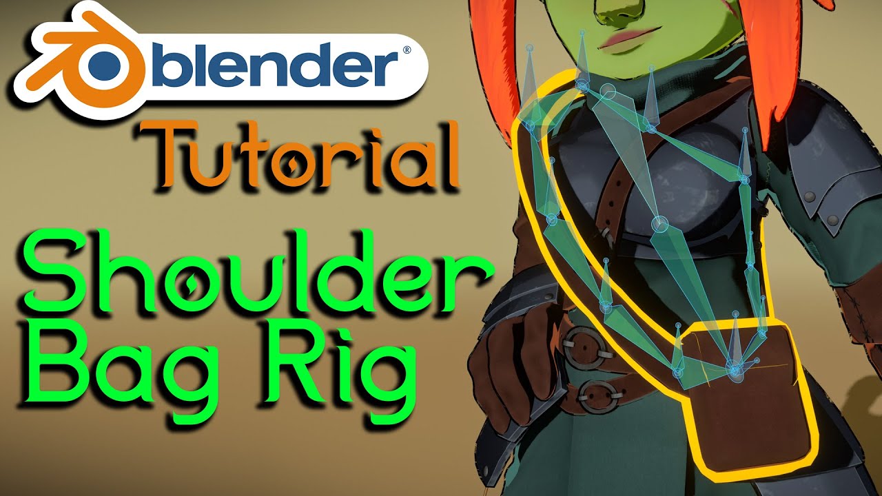 Blender Tutorial: Making a Shoulder Bag Rig