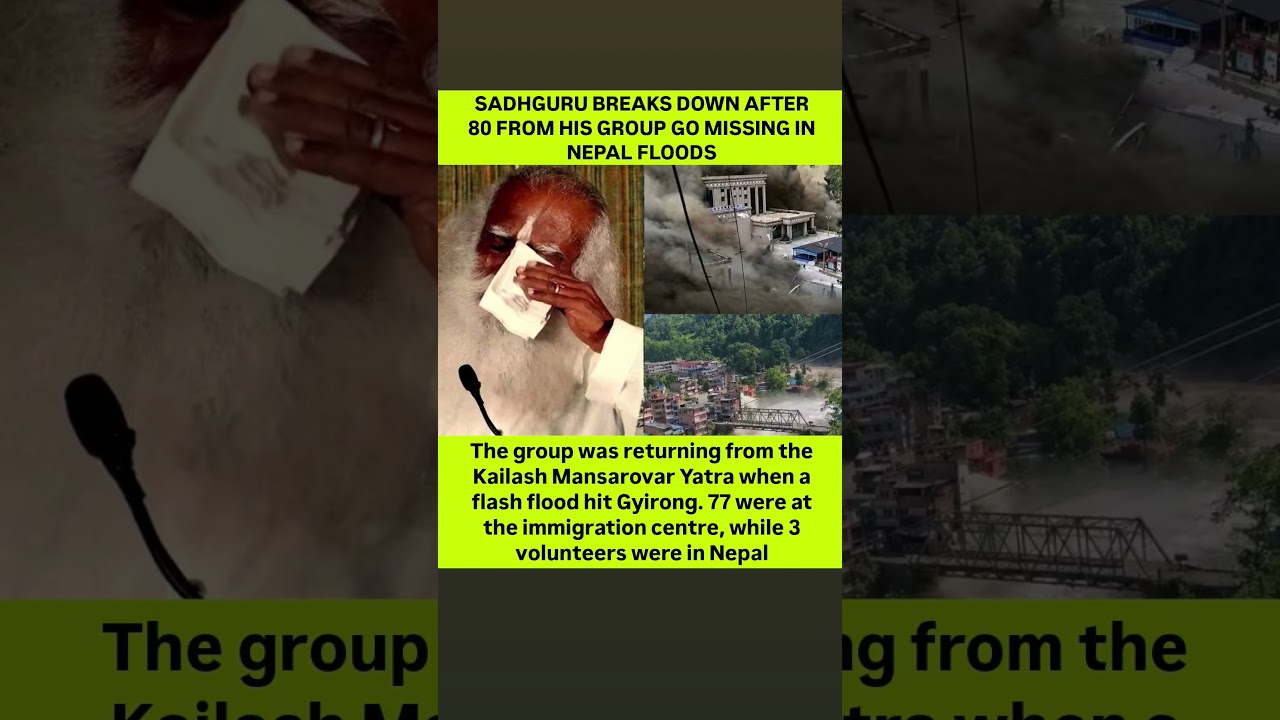 Sadhguru Breaks Down in Tears as 80 Isha Pilgrims Go Missing