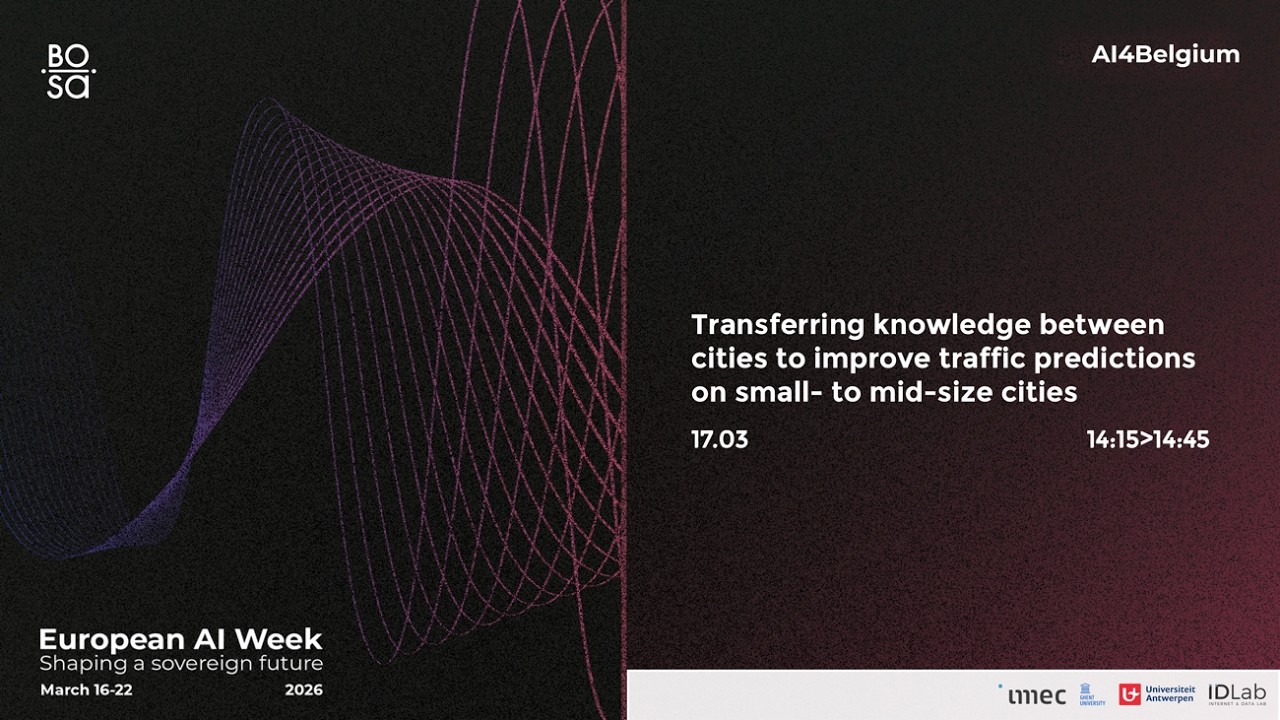 EU AI Week 2026 - Transferring knowledge between cities to improve traffic predictions