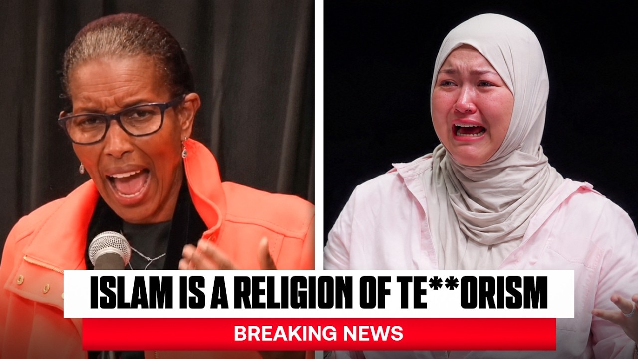 Muslim Heckler Started CRYING after Ayaan Hirsi Ali EXPOSED Islam !!