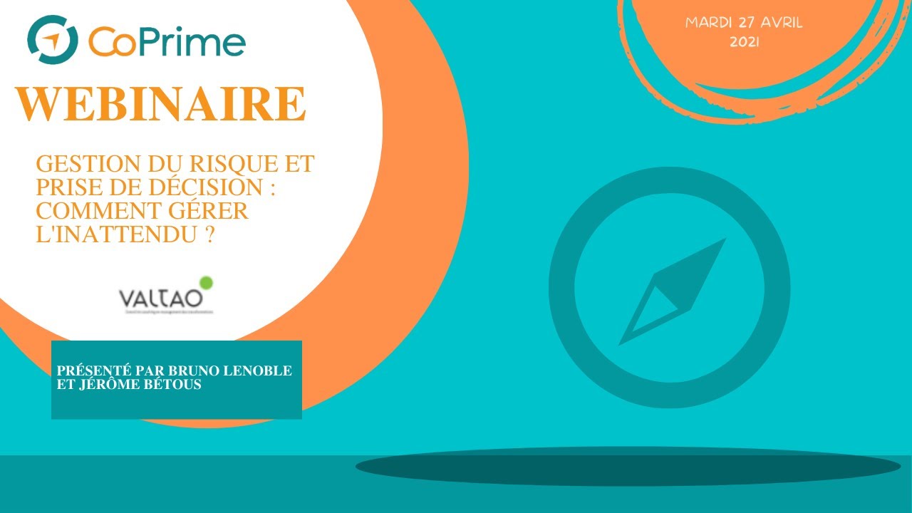 Gestion du risque et prise de d&eacute;cision : comment g&eacute;rer l'inattendu ?