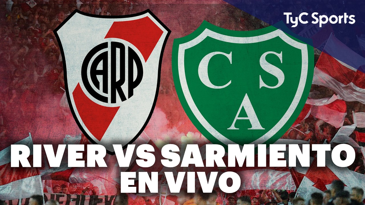EN VIVO 🔴 RIVER vs SARMIENTO | Torneo Apertura - Fecha 11⚽ VIVILO en STREAM TyC Sports