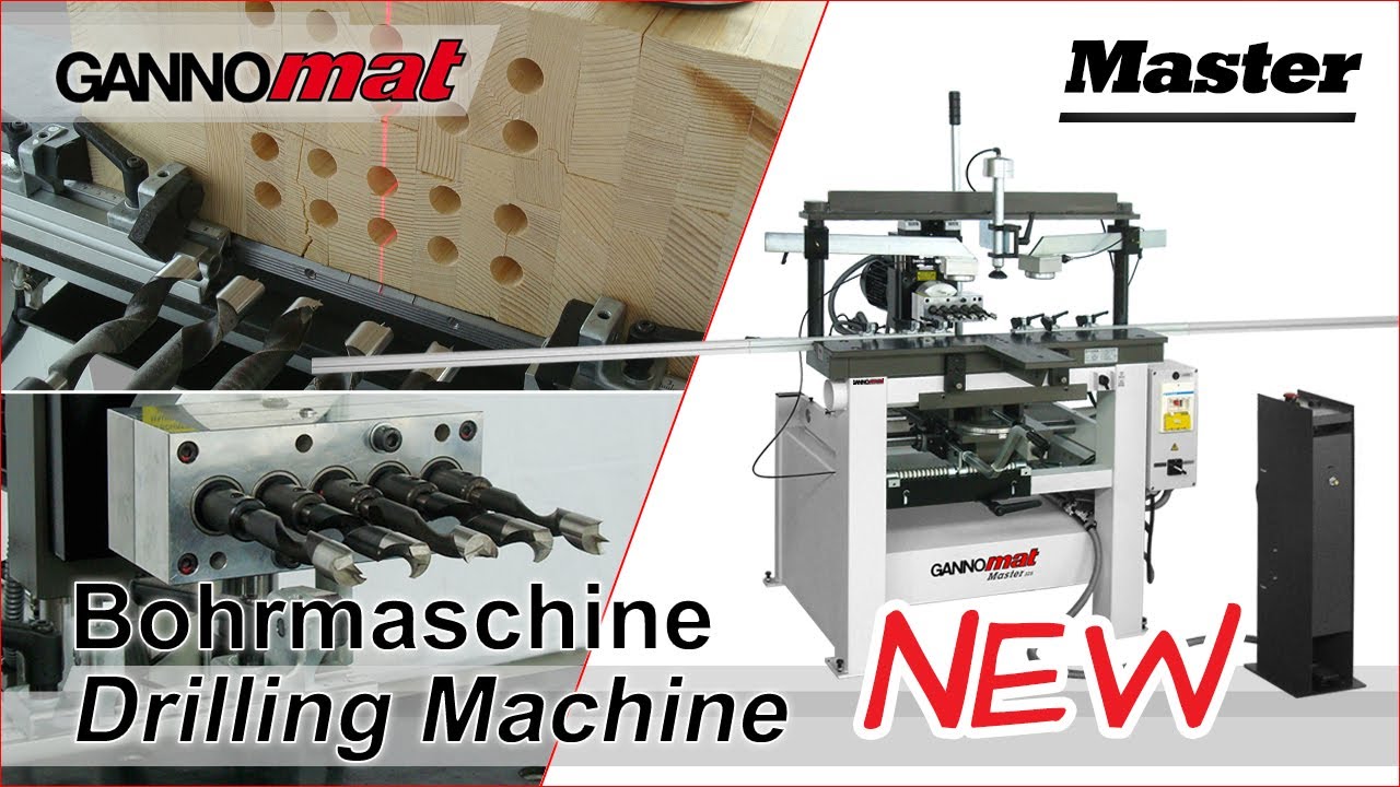 GANNOMAT Master with multi spindle drillhead (universal solid wood drilling machine) [Bohrmaschine]