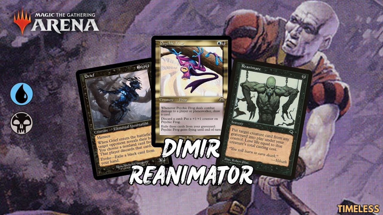 TEMPO REANIMATOR IN TIMELESS?! | UB Reanimator | MTG Arena Mythic Timeless Bo3 Ranked