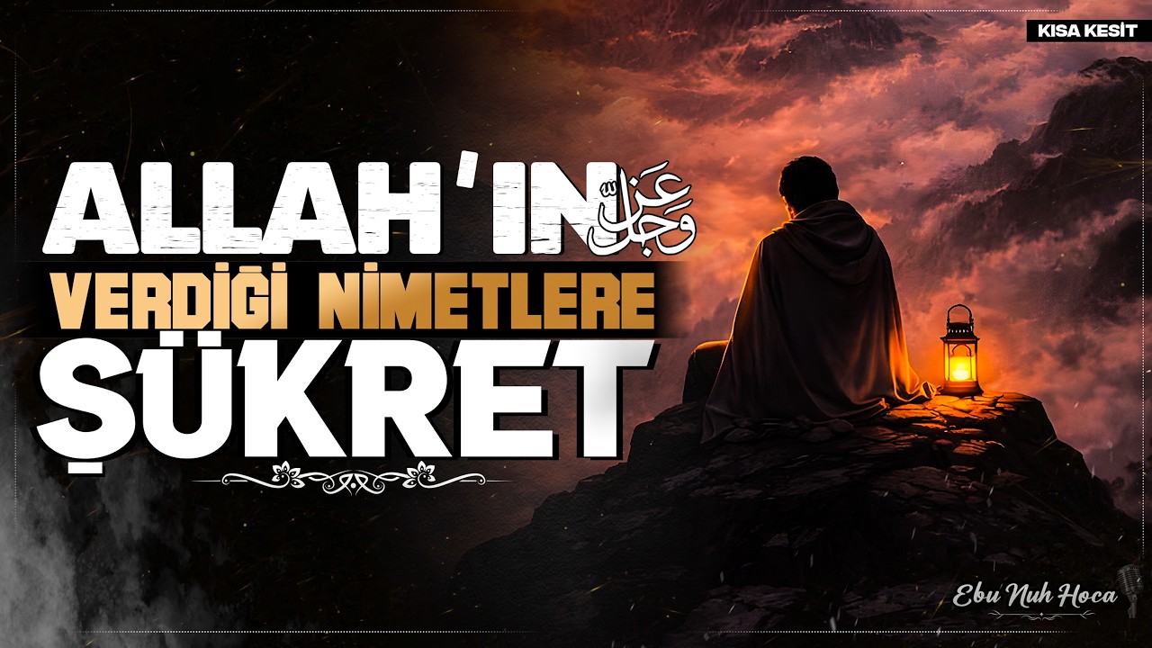 Allah'ın Verdiği Nimetlere Şükret | Ebu Nuh Hoca