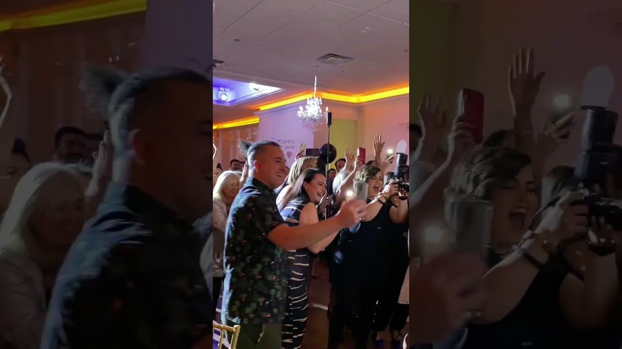 When you make an entrance !! #shorts #shortvideo #toronto #birthday #birthdayparty #suprise #party