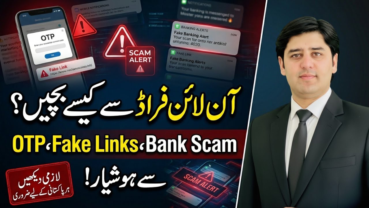 Online Financial Fraud in Pakistan | Shopping, OTP & Bank Scam | How to stay Safe 