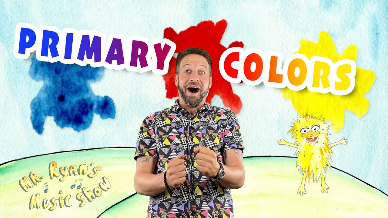 Primary Color Song- Learn Colors 🎼🎨 Mr. Ryan's Music