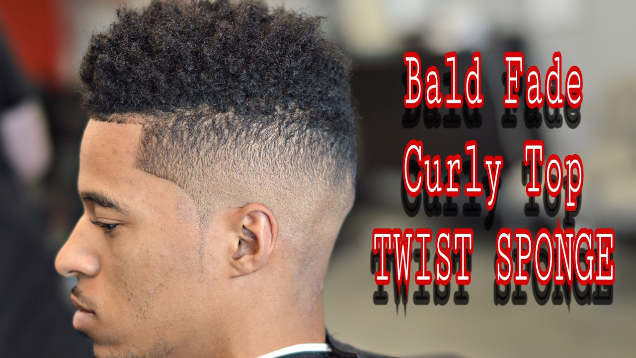 How To Cut Hair Tutorial | Bald Fade | Curly Top | With Sponge