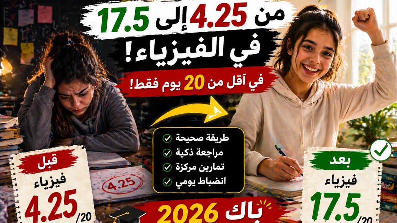 قصتي مع الفيزياء في الدقيقة 90😭♥من 4.25ل 17.5 في الباكالوريا 🎯🧠لا تفقد الأمل📚