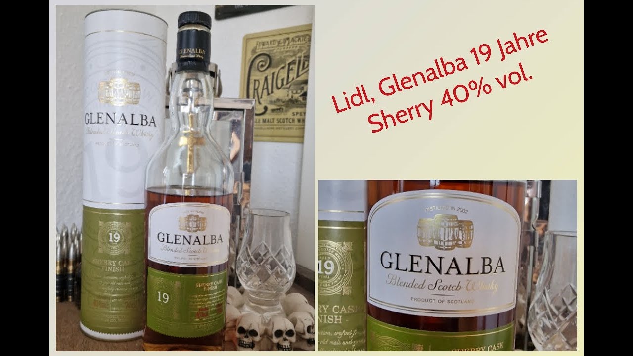 Glenalba 19 Jahre Sherry Finish, 40 0% vol.