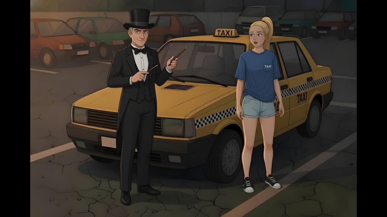 Dirigindo de Farol Apagado a Noite EP212: Greici Dirigindo um Taxi Sem Luz