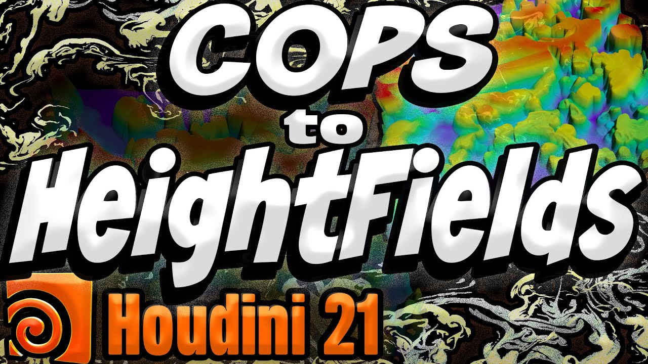 COPs in Houdini 21 WILL CHANGE the Landscape!  (COPS to HeightField)