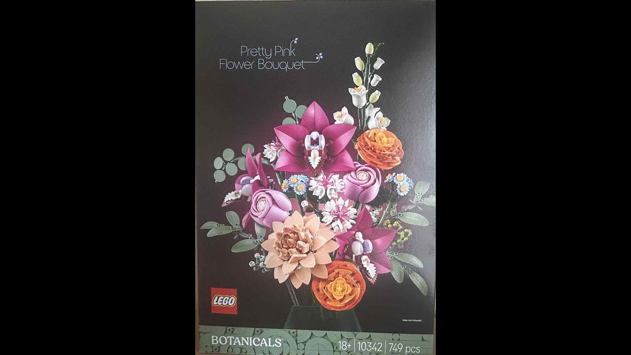 LEGO Botanicals Pretty Pink Flower Bouquet 10342 (749pcs) Part 1