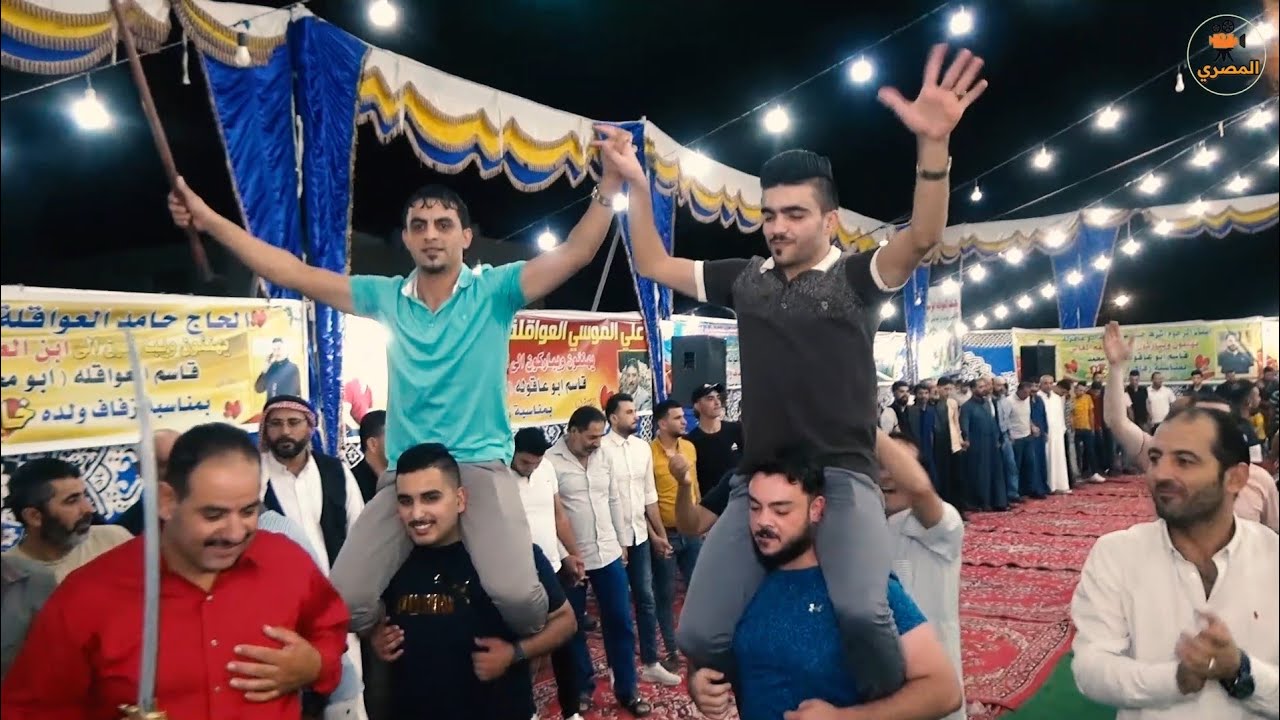 الفنان حسين و ابراهيم الخزاعله _افراح العواقله _ حنه العريس خالد العواقله الجزء الاول _2022
