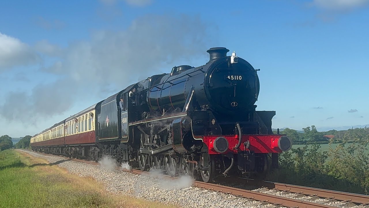 45110 on its first run on the Gloucestershire Warwickshire Railway Steam Gala 