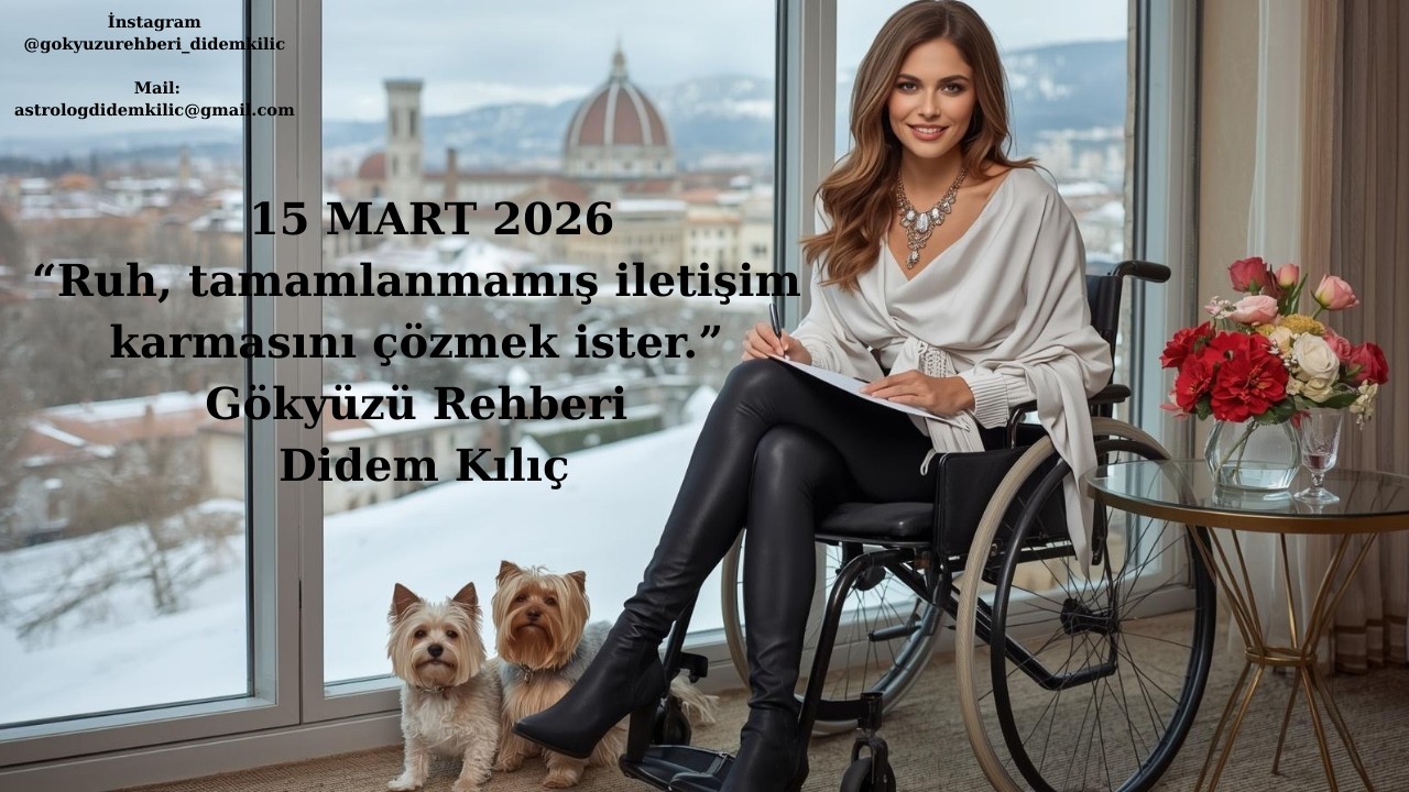 15 MART 2026💜RUH, TAMAMLANMAMIŞ İLETİŞİM KARMASINI ÇÖZMEK İSTER💜Gökyüzü Rehberi