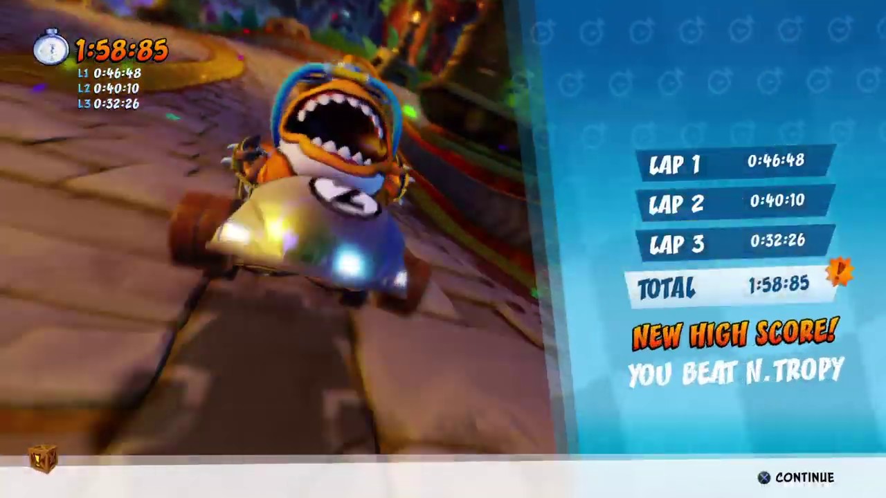 Crash™ Team Racing Nitro-Fueled - Tiny Temple N.Tropy Ghost - Time Trial