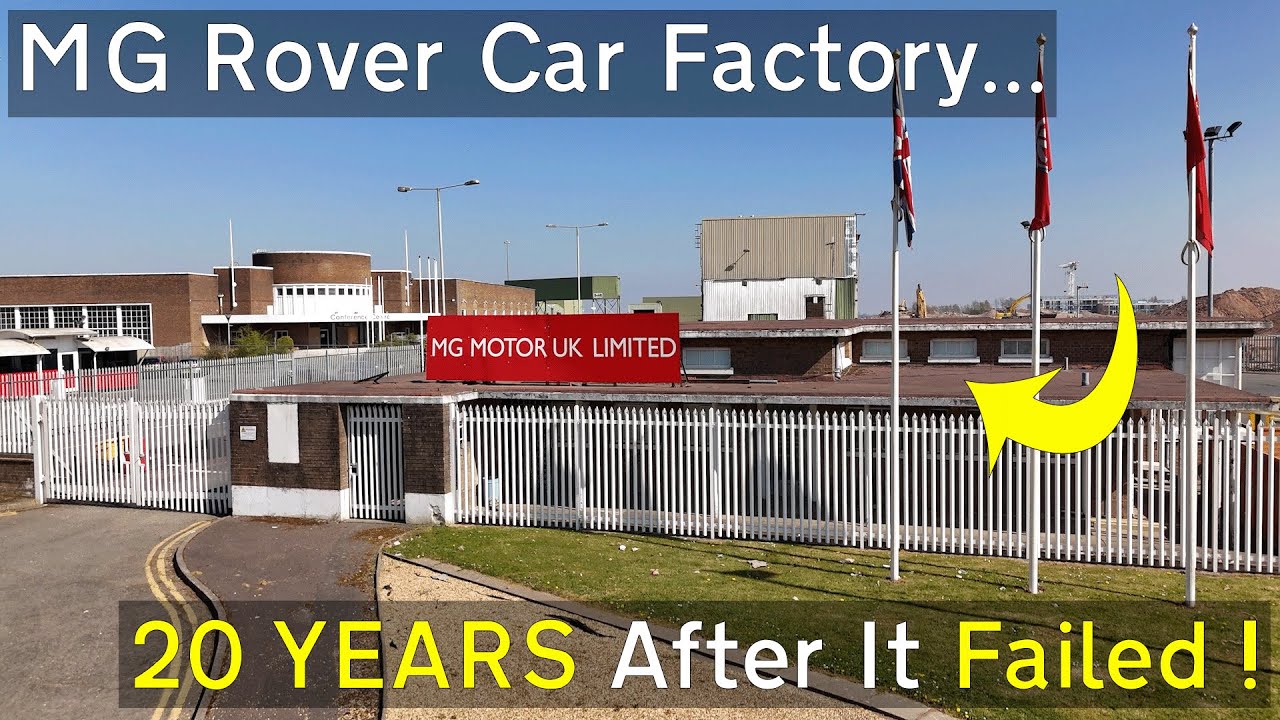 England's Biggest FAILURE - MG Rover Longbridge - What's Left Of This HUGE FACTORY 20 Years On..