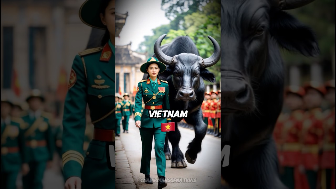 Global Military Parade 🌍🐾 | Animal Guardians & Soldiers in Uniforms #military #animals #worldpride