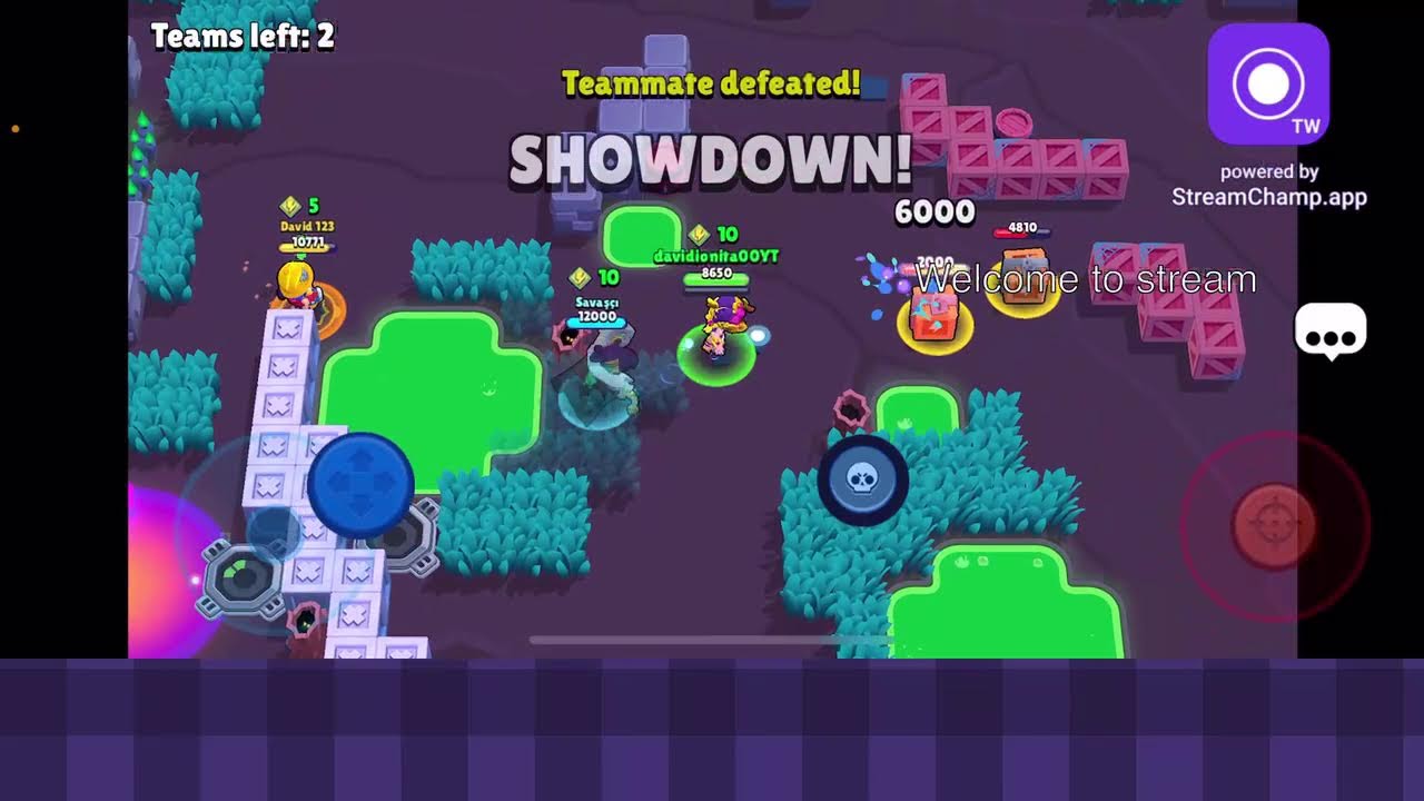 Broadcast powered by StreamChamp