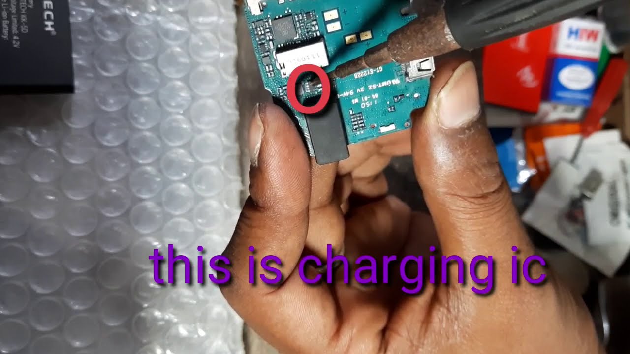 Samsung GT - E1232B Charging/Over volt/ Charging IC Replace