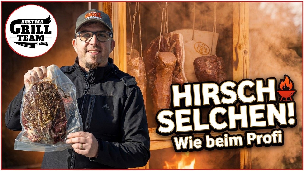 Hirsch Selchen wie beim Profi – Pökeln, Räuchern & Reifen einfach erklärt