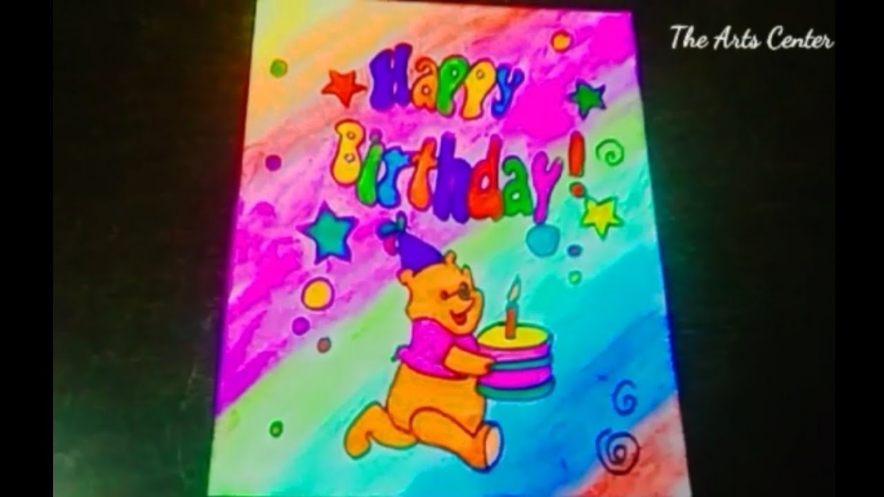 Beautiful Birthday handmade greeting card/Birthday Card/Attractive Card For kids by The Arts Center