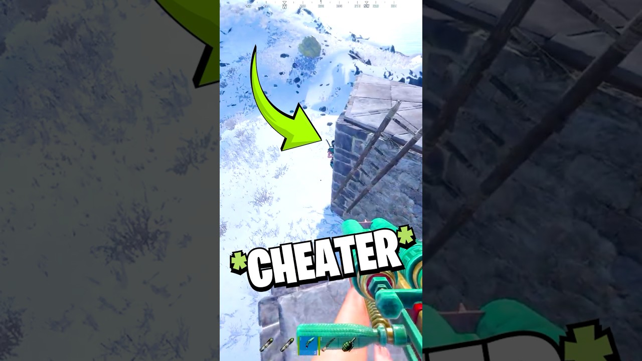CHEATER CALLS ME A CHEATER.. 🤣 #rust #solo #rustgame